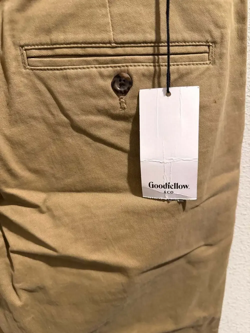 Goodfellow & Co. The Every Wear Chino Athletic Fit Khaki Pants
